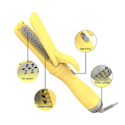 Saç Fön Makinesi Hava Akımı İyonik Titanyum Düz Demir Plakalar Saç Düzleştirici Şekillendirici Üfleme Düz Atış Üfleme Kurutma
