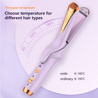 Saç kıvrımlı taşınabilir 2 in 1 Saç düzleyici ve kıvrımlı LED sıcaklık kablosuz seramik saç bakımı ve stil demir