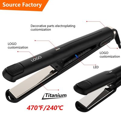 Titanyum Saç Düzleştirici Demir 470 Derece MCH Yüksek Sıcaklık