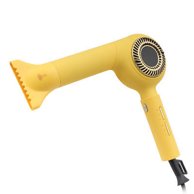 Sarı 1600W Bldc Saç Kurutma Makinesi Mikrofiltre difüzör başlığı saç kurutma makinesi