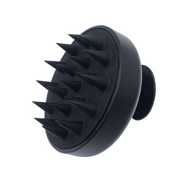 6.5*8cm Siyah Kafa Silikon Şampuan Saç Fırçası Saç Masaj Fırçası Saç Derisi